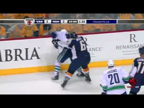 Shea Weber penalty on Kesler in Game 3 OT