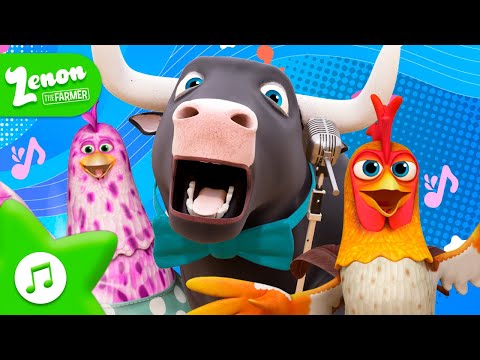 Lolo the Bull 🐂 ZENON THE FARMER 👨‍🌾 MIX 🎵 SONG PREMIERE 🌈 FOR KIDS