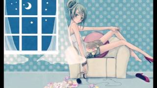 The round white moon shines at night.