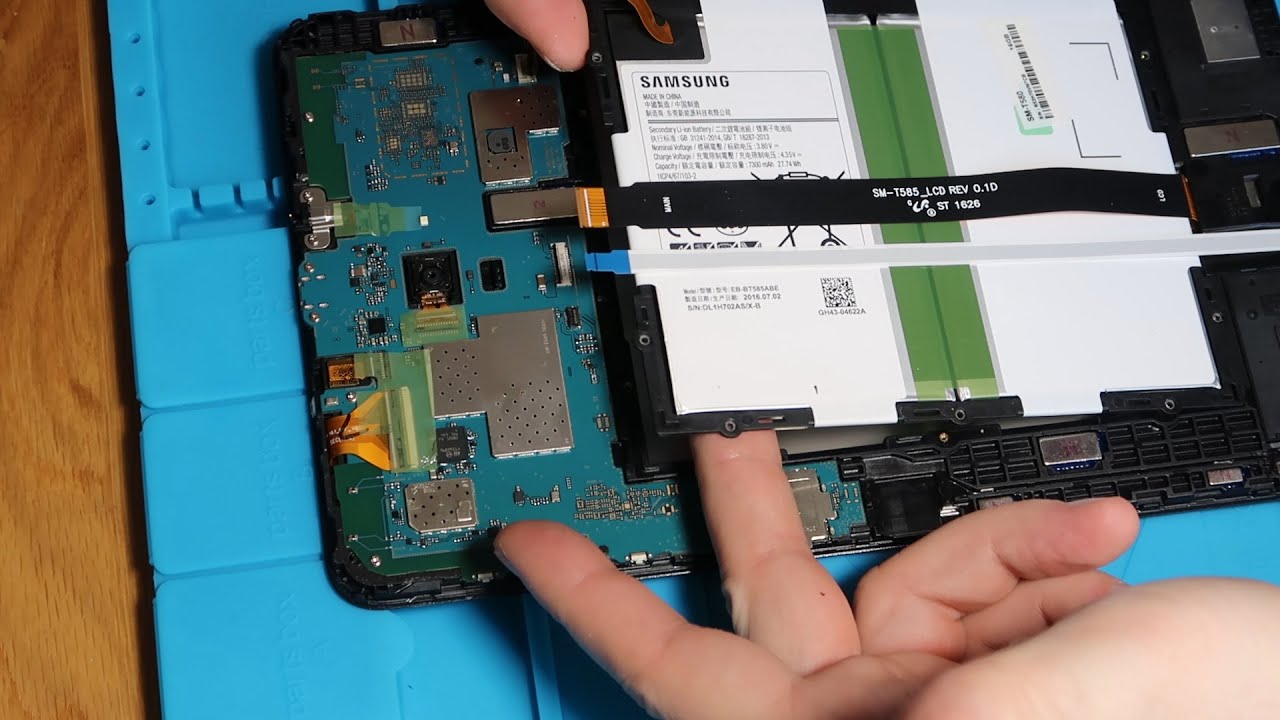 How to replace the Samsung Galaxy Tab A 10.1" Battery (SM-T580)
