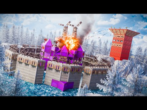 9,000 HOUR SOLO DEFENDS IMPENETRABLE ICELAKE (1v8 Raid Defense) - Rust Movie