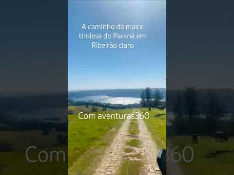 Maior tirolesa do Paraná em Ribeirão claro