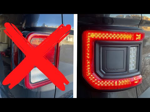They GOTTA GO! Oracle Lighting Jeep Gladiator Flush LED Tail Lights Unboxing, Install, and Review