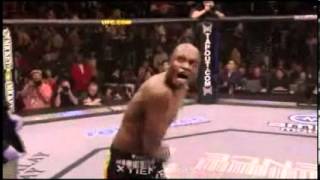 Anderson Spider Silva Funny Celebration Air Guitar Dance