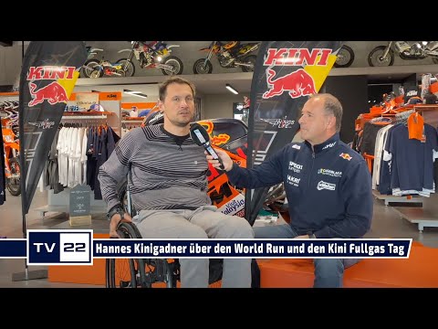 SPORT TV22: Hannes Kinigadner über den Wings for Life World Run un den Kini Fullgas Tag im Zillertal