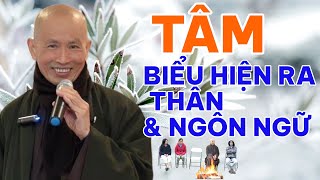 MIND MANIFESTS IN THE BODY & LANGUAGE USED | VENERABLE THICH PHUOC TINH
