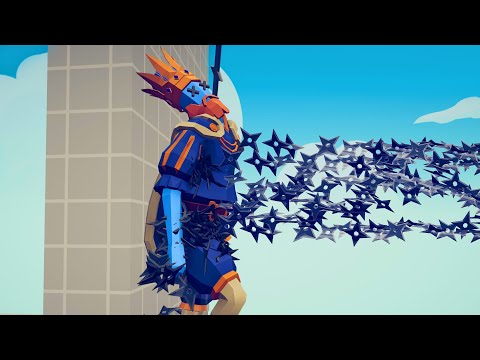 SUPER SPEED NINJA PINNING EVERY UNITS TO THE WALL - TABS Totally Accurate Battle Simulator