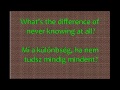 Sum41 Motivation HUNGARIAN ENGLISH LYRICS