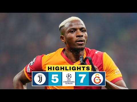 Osimhen Goal! Juventus vs Galatasaray 3-2 (Agg. 7-5) Maç Ozeti | Yilmaz Goal | UCL Highlights 