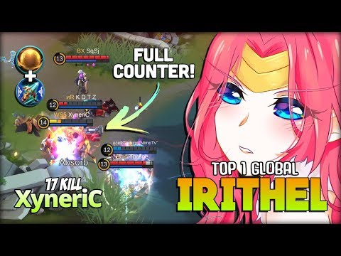2x MANIAC!! Monster of Critical Damage! XyneriC Top 1 Global Irithel ~ Mobile Legends
