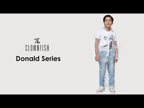 The clownfish donald series kid's waterproof pvc transparent...