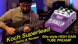 Video thumbnail for LEAD GUITAR TONES FROM THE 90s | KOCH Superlead High Gain Tube Preamp | demo by RICCARDO GIOGGI by Riccardo Gioggi