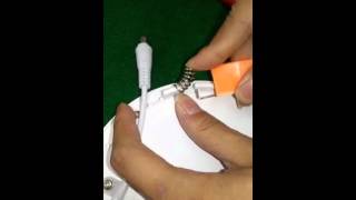 LED Panel Light - installing tension spring