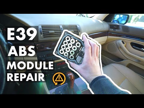BMW Trifecta Lights ABS, DSC, BRAKE - ABS Module Repair E39 BMW 5 Series