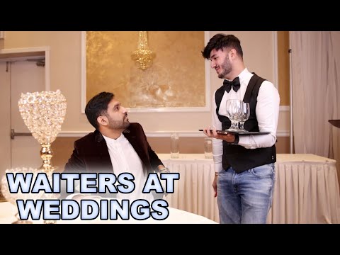 Waiters at Wedding Functions