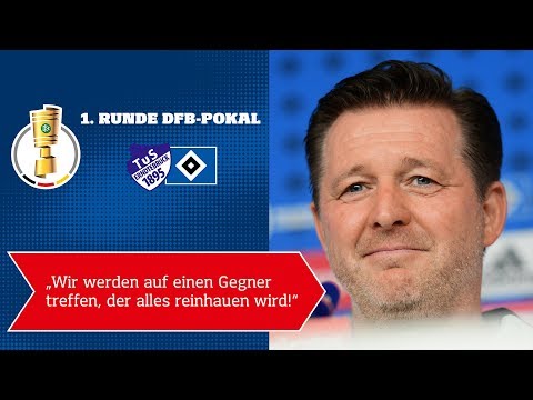 Christian Titz über die 1. Runde im DFB-Pokal | Tus Erndtebrück vs. HSV