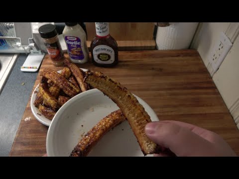 Making BBQ Corn Riblets In The Air Fryer...VEGAN BBQ That's Actually Delicious...