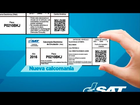 COMO IMPRIMIR LA CALCOMANIA DE LA SAT