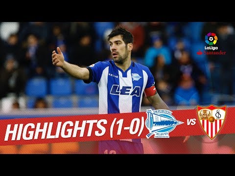 Highlights Deportivo Alavés vs Sevilla FC (1-0)