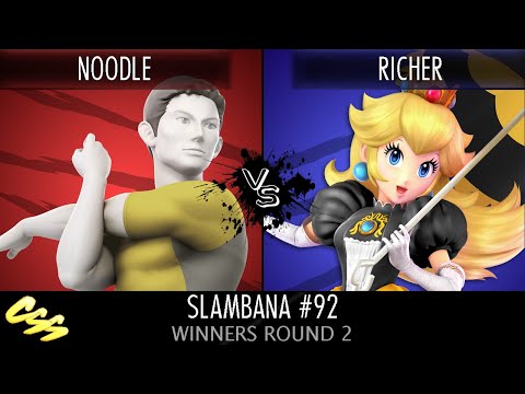 [Slambana #92] Winners Round 2: NOODLE (Wii Fit Trainer) vs. Richer (Peach)