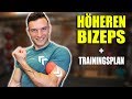 Schnell einen größeren Bizeps bekommen | Trainingsplan und Tipps
