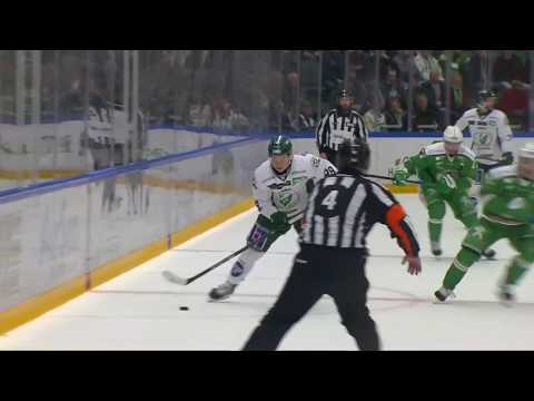 Färjestad BK(Boston Bruins prospect) Oskar Steens shorthanded goal (20/02/2019)