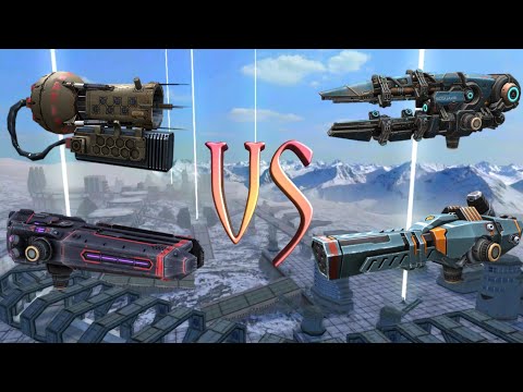 Strom vs Corona vs Scourge vs Taran - Damage Test / WAR ROBOTS