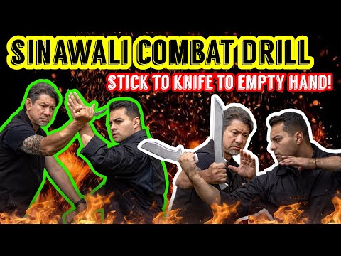 Doug Marcaida Teaches Sinawali: Stick, Knife & Empty Hand Combat | Self-Defense Breakdown! 🔥
