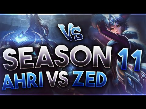 SEASON 11 Ahri vs Zed Full Gameplay ~ Rank 1 Ahri LegitKorea