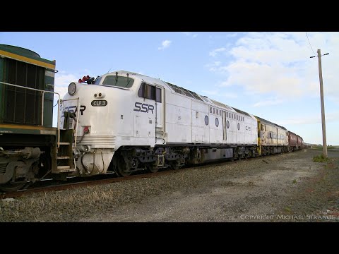 4VK5 SSR Grain Train Crew Change & Departure With RL306 + 48s35 + CLF3 + G514 - PoathTV Railways