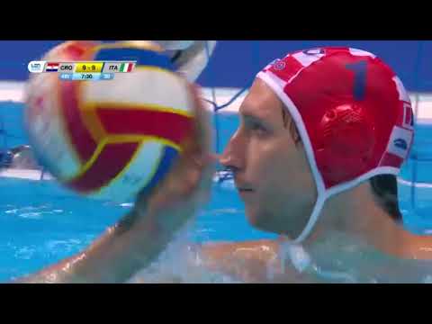 Europeo 2022 - Movimento, circolazione, tiro: la manovra del Settebello per il gol di Damonte.