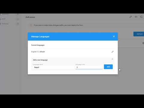 How to add languages in ODK Questonaire form using Kobotoolbox  Part  6