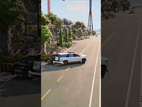 Realistic Highway Car Crashes #139