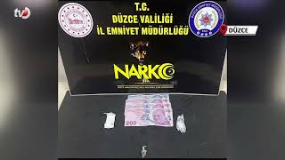 Düzcede Uyuşturucu Ticareti Yapan 1 Kişi Tutuklandı