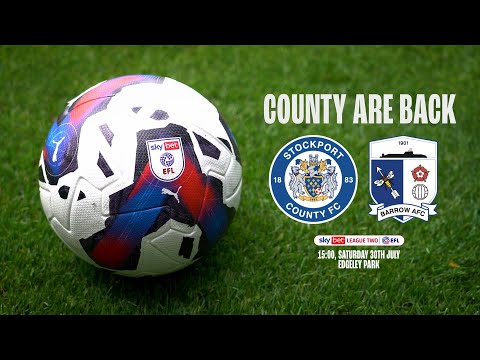 County Vs Barrow | The English Football League | County are back