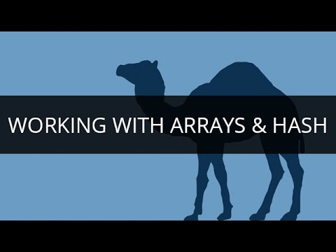 Working with Arrays & Hash | Array & Hash Tutorial | PERL Tutorial for Beginners | Edureka Video