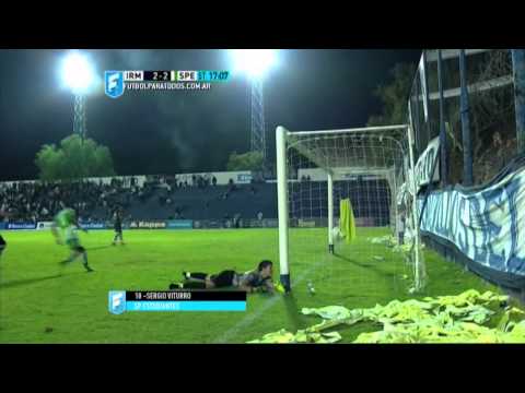 Gol de Viturro. Independiente RM 2 vs. Sportivo Estudiantes 2. Fecha 2. B Nacional 2015. FPT