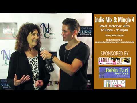 Robin Earl at Indie Mix & Mingle