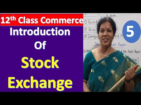 1 Introduction Of Financial Markets 12th Class Commerce Subject