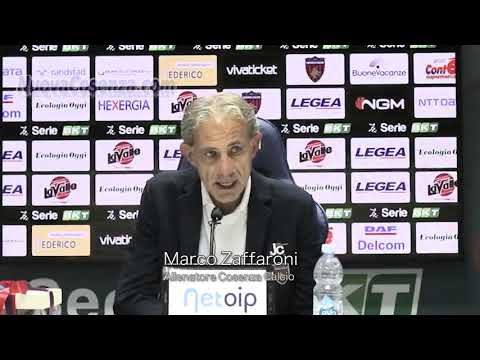 Cosenza-Como 2-0, Mister Zaffaroni nel dopo gara