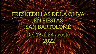 Promocional Fiestas Patronales Fresnedillas de la Oliva 2022