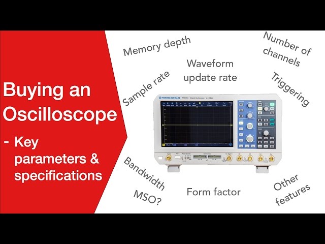 Buying an Oscilloscope: key parameters & specifications