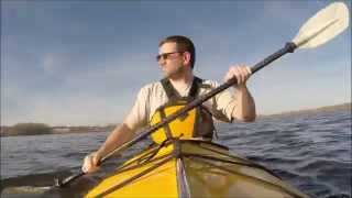 preview picture of video 'Kayaking Raccoon River Park West Des Moines, IA'