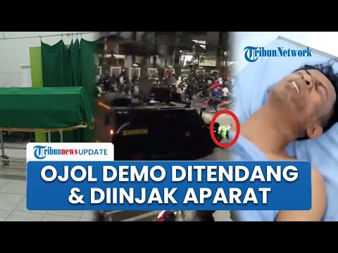 Jadi Korban Salah Sasaran, Driver Ojol Alami Kekerasan Aparat saat Demo Diduga Ditendang & Diinjak