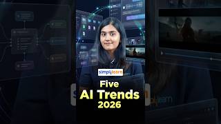 Top 5 AI Trends Of 2026 | 5 Biggest AI Trends In 2026 | AI Trends Explained | #Shorts | #Simplilearn