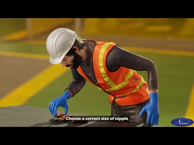Repairing pipe lines, brazing nipples, fuel feed systems and draining