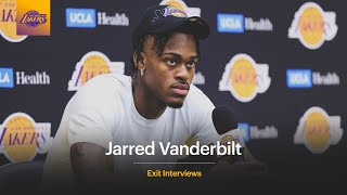 [外電] Exit Interview - Jarred Vanderbilt