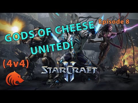 StarCraft 2: FOUR Cannon Rushes in 4v4! (ft Florencio, printf & TurkeyDano)