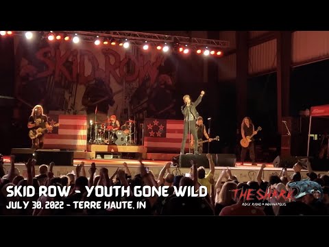 Skid Row ended with "Youth Gone Wild" in Terre Haute, Indiana on July 30, 2022