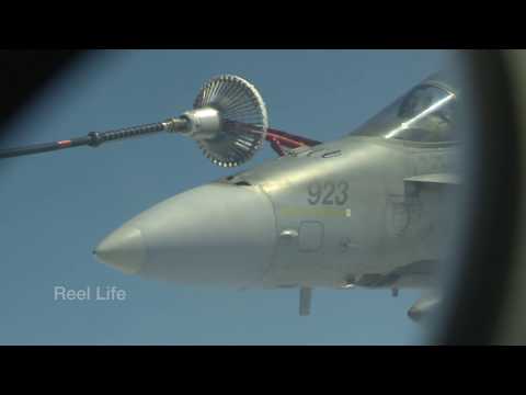 2009 Aerial refueling mission CC150/CF18 Maple Flag 2009